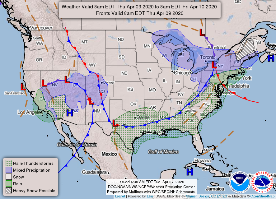 National Forecast Chart